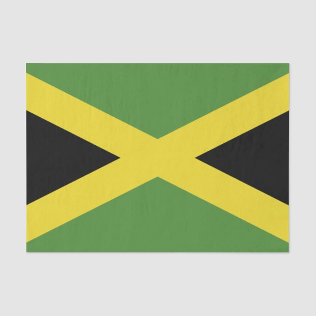 Jamaikanische Flagge Seidenpapier (Vorderseite)