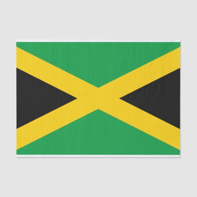 jamaikanische Flagge Seidenpapier (Vorderseite)