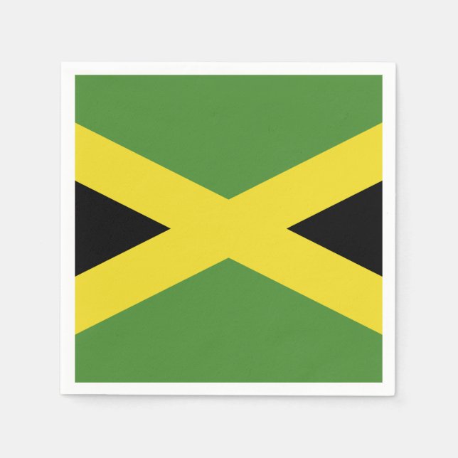 jamaikanische Flagge Serviette (Vorderseite)