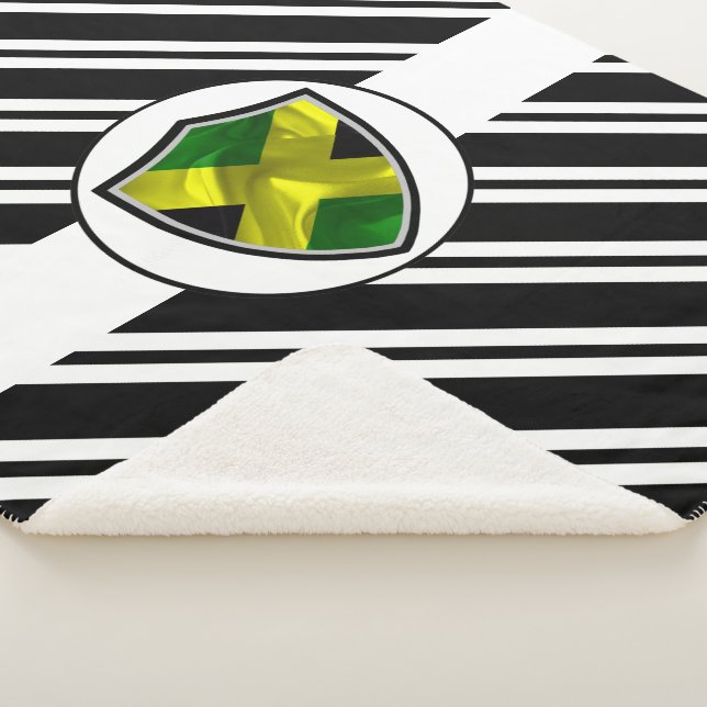jamaikanische Flagge Sherpadecke (3/4)
