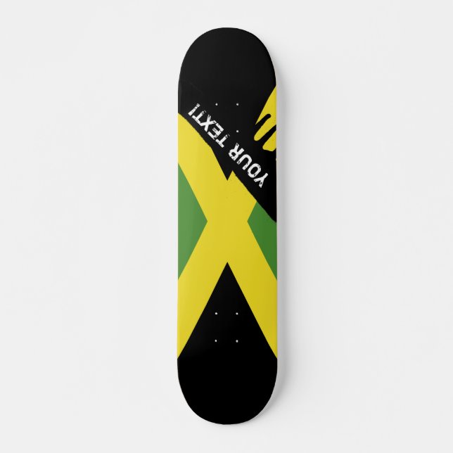 jamaikanische Flagge Skateboard (Vorne)