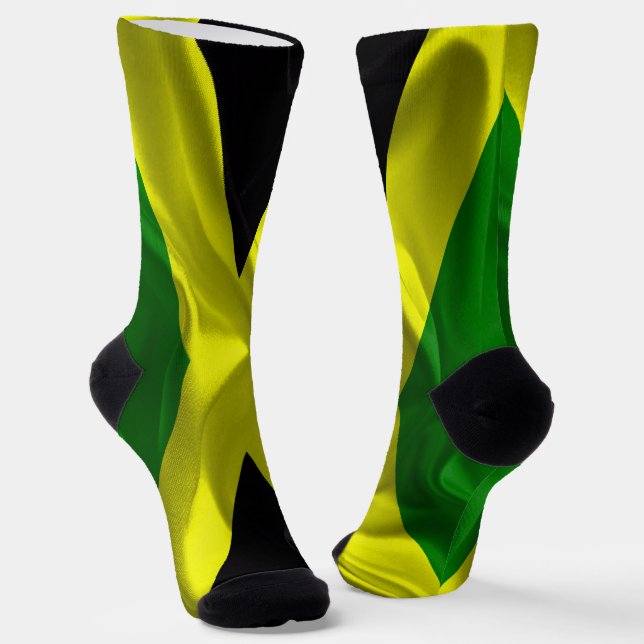 jamaikanische Flagge Socken (Gewinkelt)