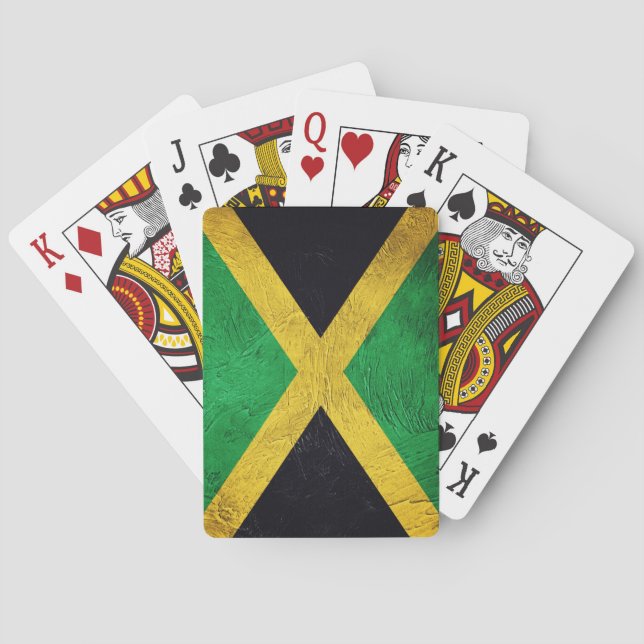 jamaikanische Flagge Spielkarten (Rückseite)