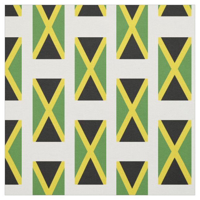 Jamaikanische Flagge Stoff (Muster)