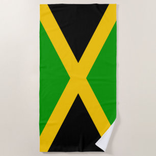 jamaikanische Flagge Strandtuch
