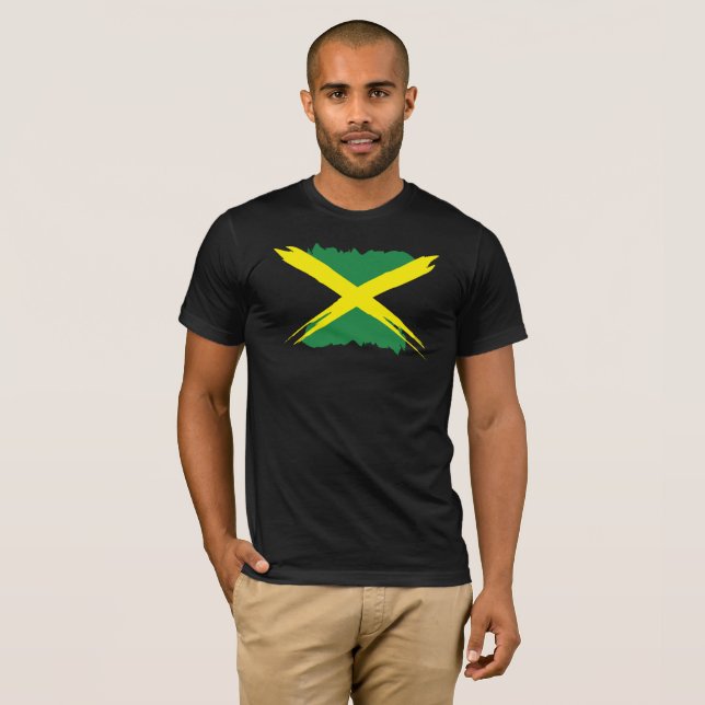 Jamaikanische Flagge T-Shirt (Vorne ganz)