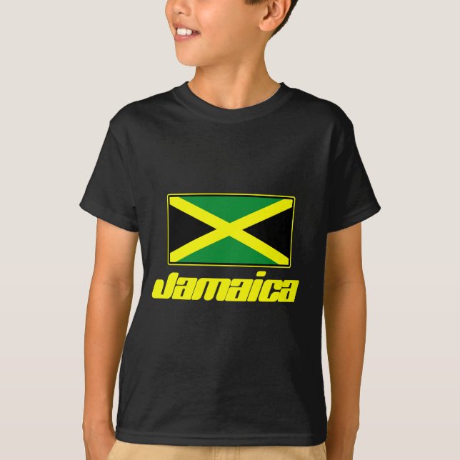 Jamaikanische Flagge T-Shirt (Vorderseite)