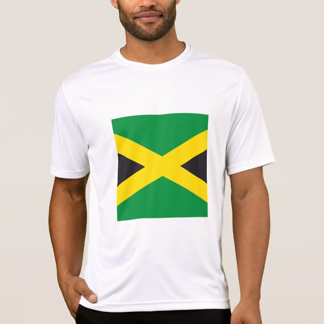 Jamaikanische Flagge T-Shirt (Vorderseite)