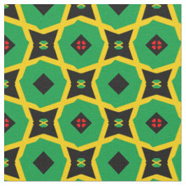 Jamaikanische Flagge und jamaica Trendy Fabric /mo Stoff