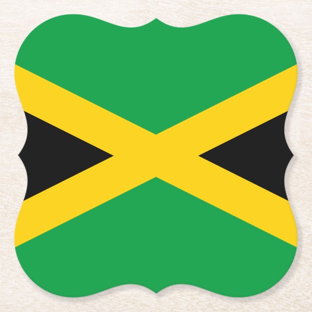 jamaikanische Flagge Untersetzer (Vorderseite)