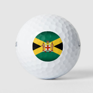 jamaikanische Flagge/Wappen Golfball