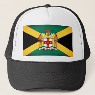 jamaikanische Flagge/Wappen Truckerkappe