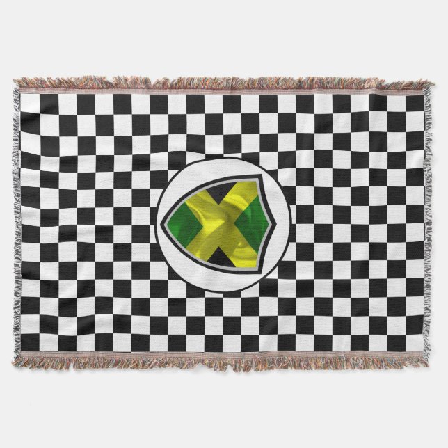 jamaikanische Flagge wirft Decke (Vorderseite)