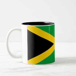 jamaikanische Flagge Zweifarbige Tasse