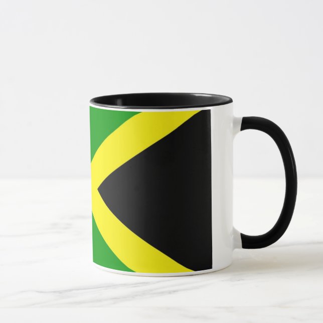 Jamaikanische Flaggen-Kaffee-Tasse Tasse (Rechts)