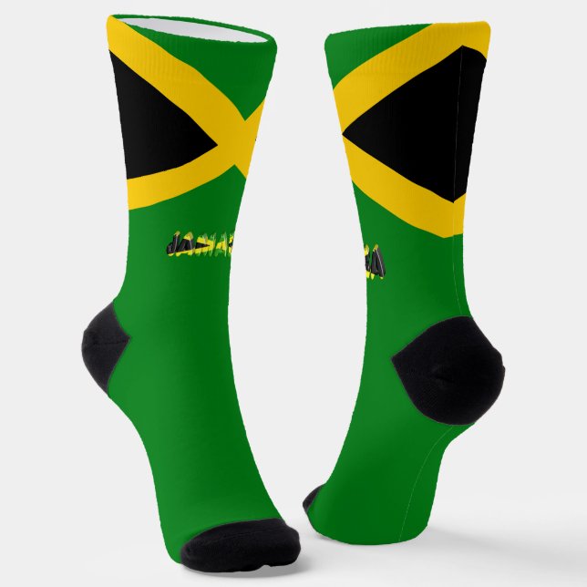 Jamaikanische Flaggensocken Socken (Gewinkelt)