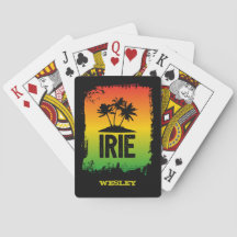 Jamaikanische IRIE Rasta-Flaggenfarben Tropisch
