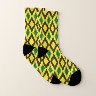 Jamaikanische Kente gestaltete Herren-Socken mit A Socken