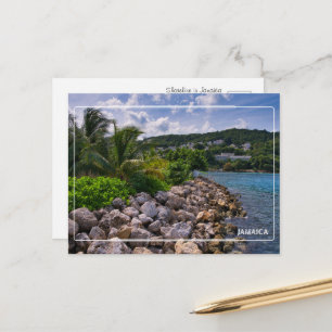 Jamaikanische Küstenruhe Postkarte