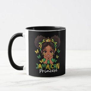 Jamaikanische Prinzessin Mädchen Lockiges Haar Sch Tasse