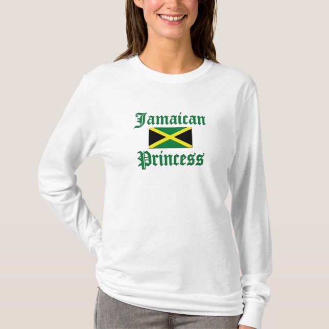 Jamaikanische Prinzessin T-Shirt (Vorderseite)