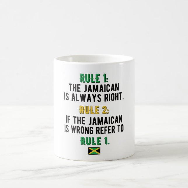 Jamaikanische Roots Jamaika Flagge Jamaikanisches  Kaffeetasse (Mittel)