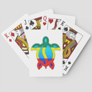 Jamaikanische Schildkröte Spielkarten
