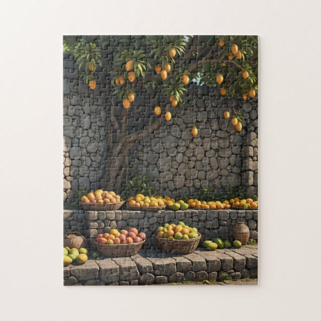 jamaikanische Straße Mango-Stand (Vertikal)