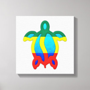Jamaikanische Turtle Leinwanddruck