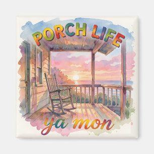 Jamaikanische Veranda-Leben Magnet