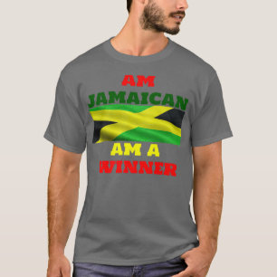 jamaikanischer Gewinner Motivation Flagge Souvenir T-Shirt
