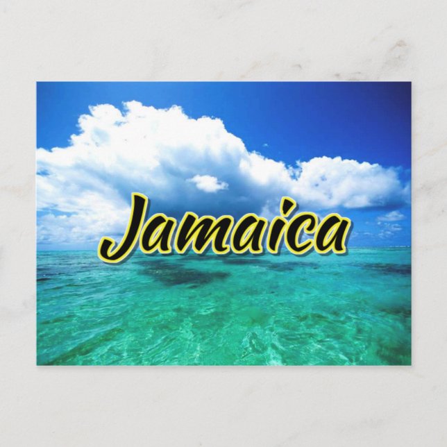 Jamaikanischer Himmel Postkarte (Vorderseite)
