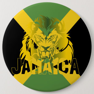 Jamaikanischer Lion Button