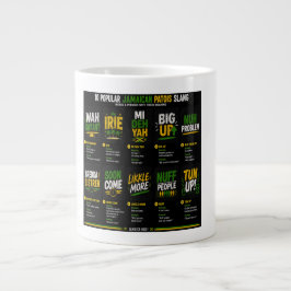 Jamaikanischer Patois-Slang Jumbo-Tasse