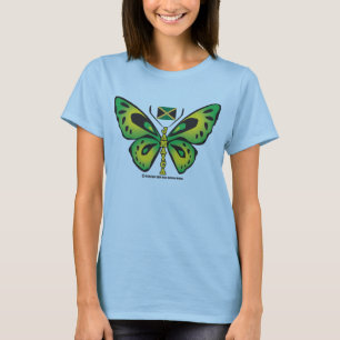 Jamaikanischer Schmetterlings-T - Shirt