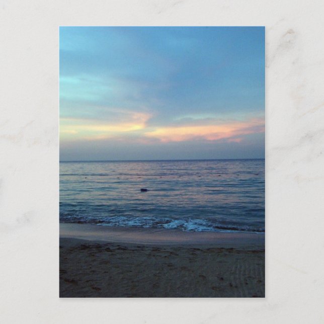 Jamaikanischer Sonnenaufgang Postkarte (Vorderseite)