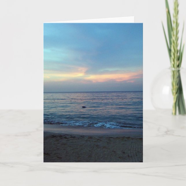 Jamaikanischer Sunrise Karte (Vorderseite)