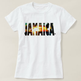 Jamaikanischer T - Shirt Jamaika-Sonnenuntergangs