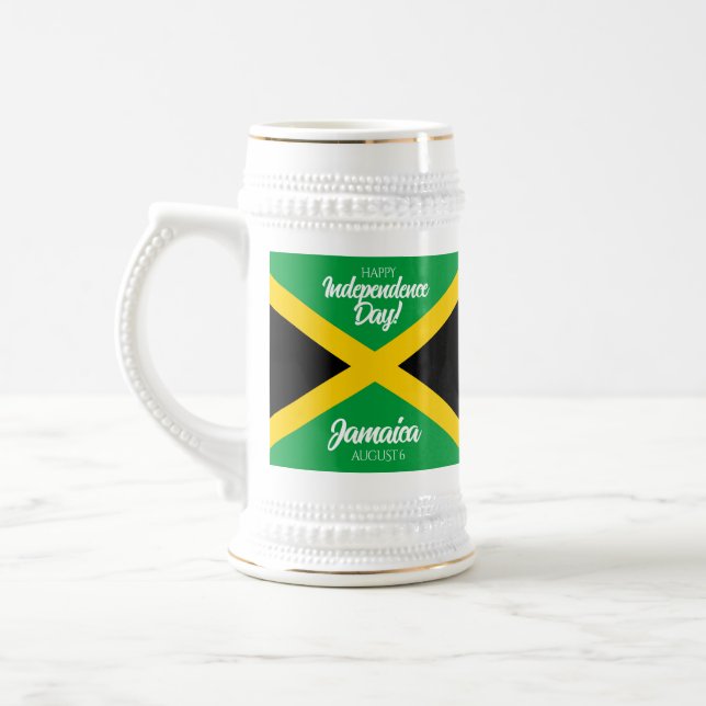 Jamaikanischer Unabhängigkeitstag Jamaikanische Na Bierglas (Links)