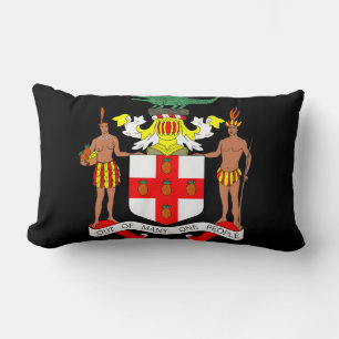 Jamaikanischer Wappen Lendenkissen
