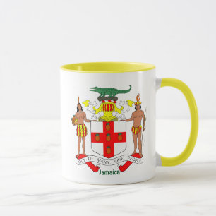 Jamaikanischer Wappen und Anthem Tasse