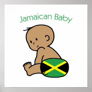 Jamaikanisches Baby Poster