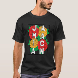 Jamaikanisches Erbe-Blume Traditionelle Kultur T-Shirt