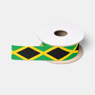 Jamaikanisches Flaggenband Satinband