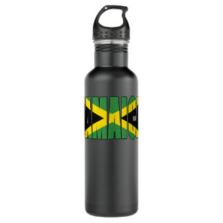 Jamaikanisches Flaggengeschenk Edelstahlflasche