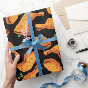Jamaikanisches Jerk-Hähnchen-Muster Geschenkpapier