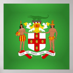jamaikanisches Wappen Poster