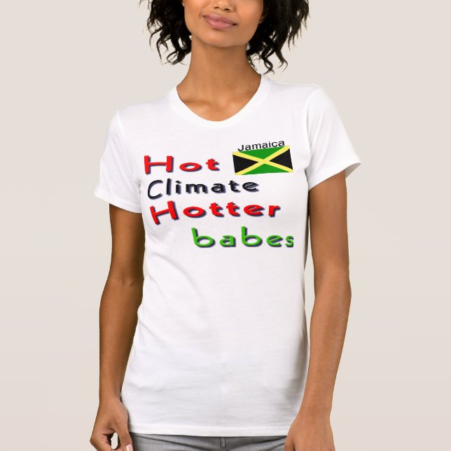 Jamaikmädchen T - Shirt (Vorderseite)