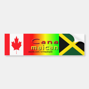 jamaïque autocollants de pare-chocs canadiens