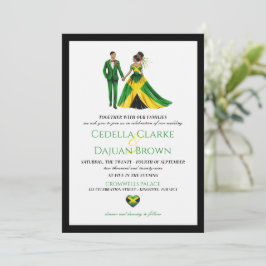 Jamaïque Couple Faire-part de mariage
